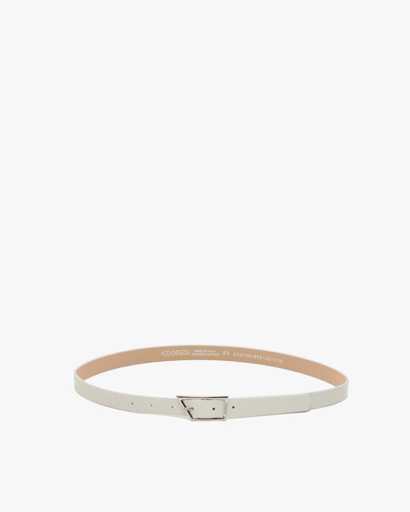 Ivory/Silver Belt