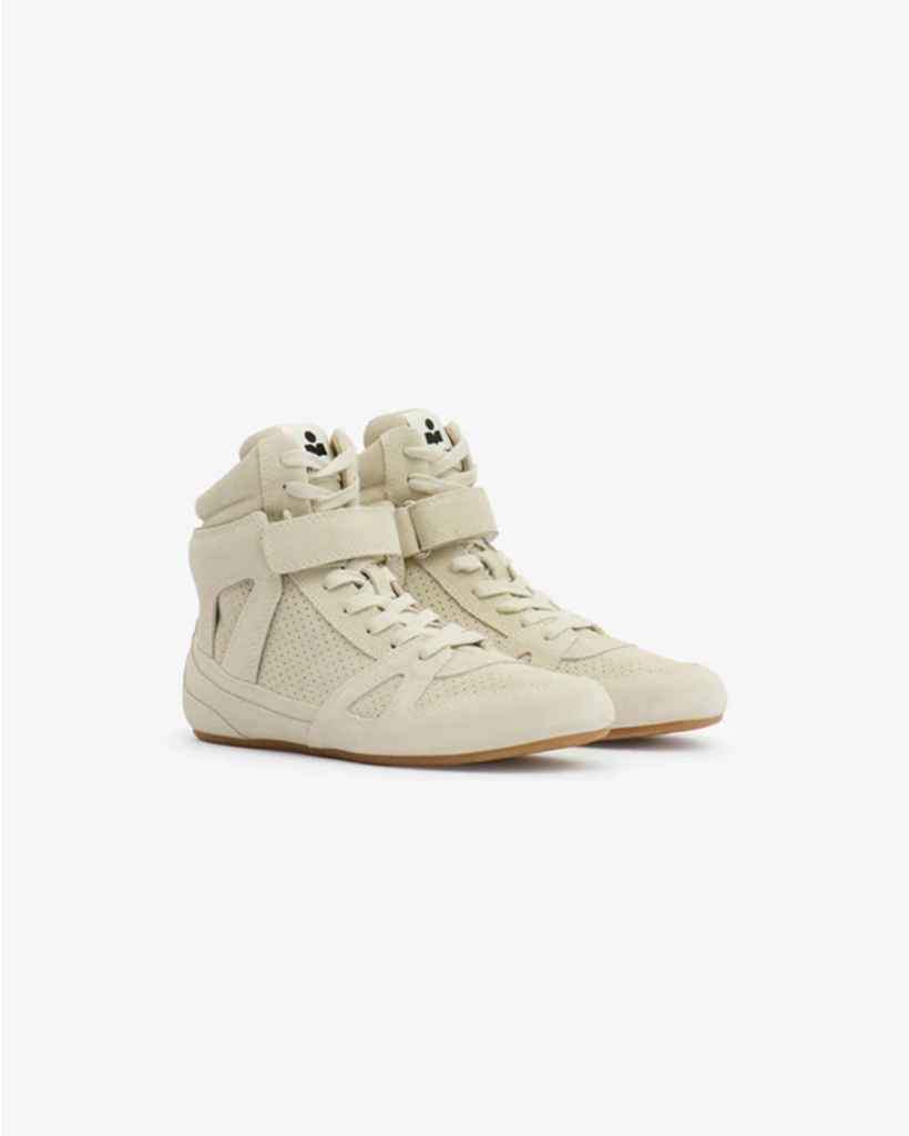 Senny High-Top Sneaker in Chalk