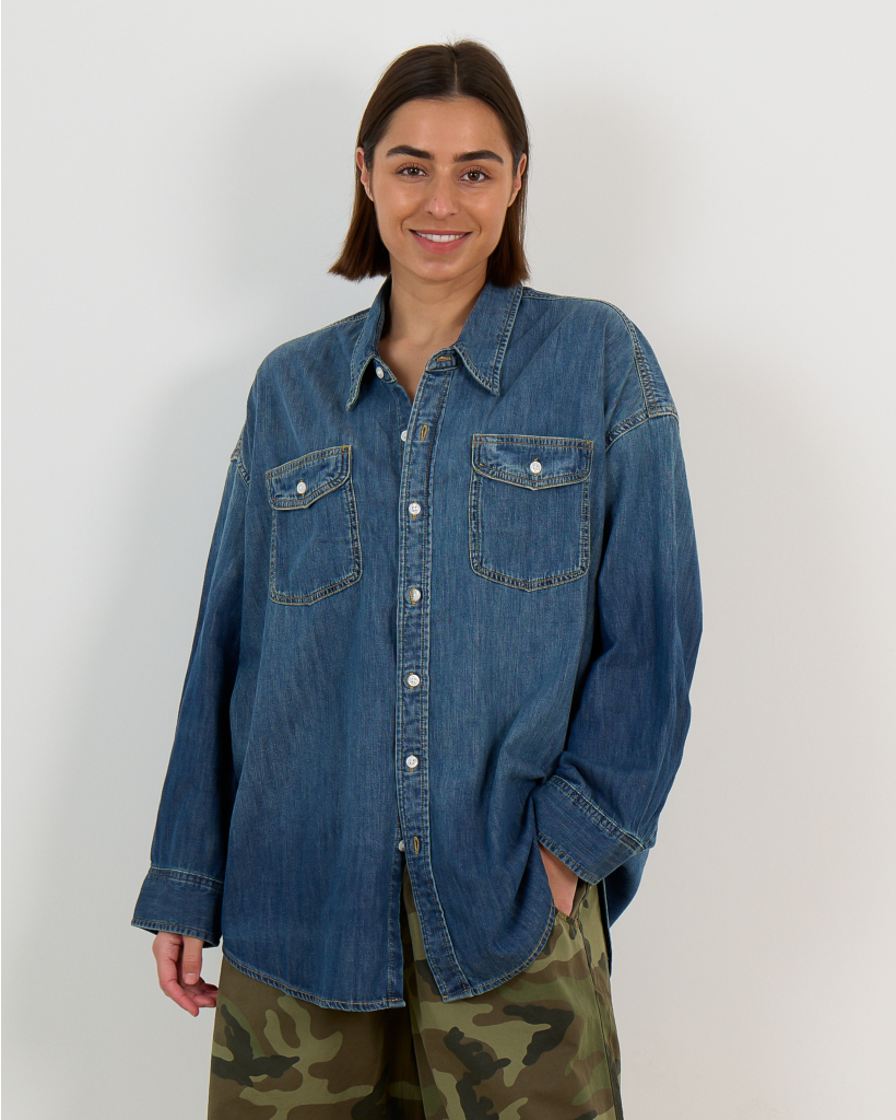 Denim Blouse Seymour Indigo