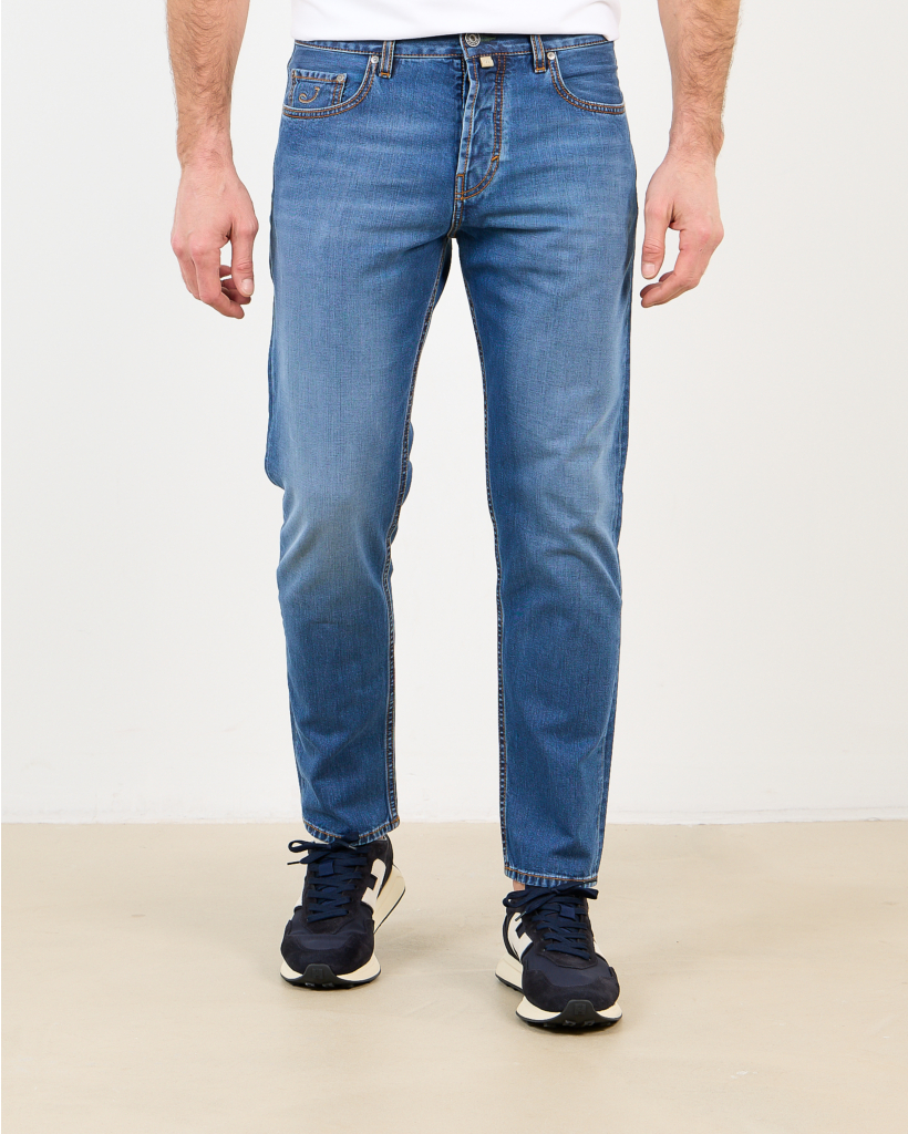 Slim-Fit Blue Jeans
