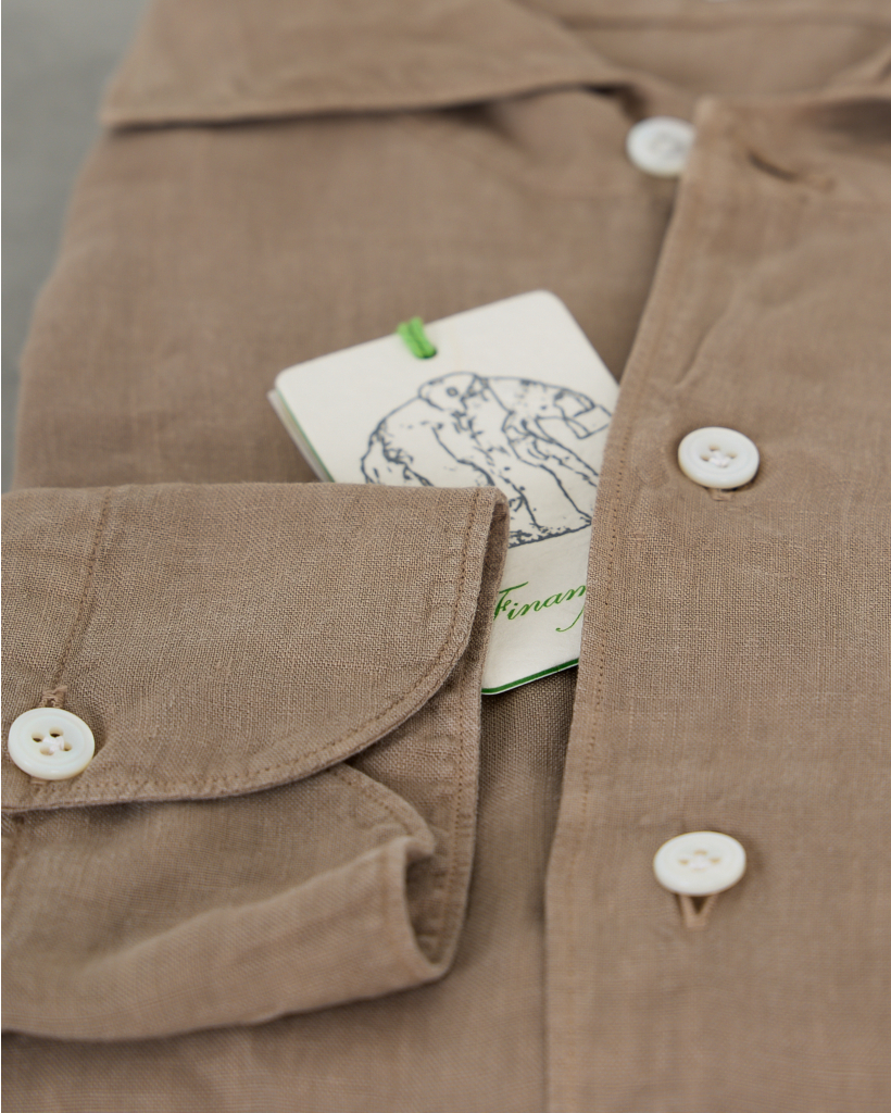Casual shirt long sleeve 209 hazelnut