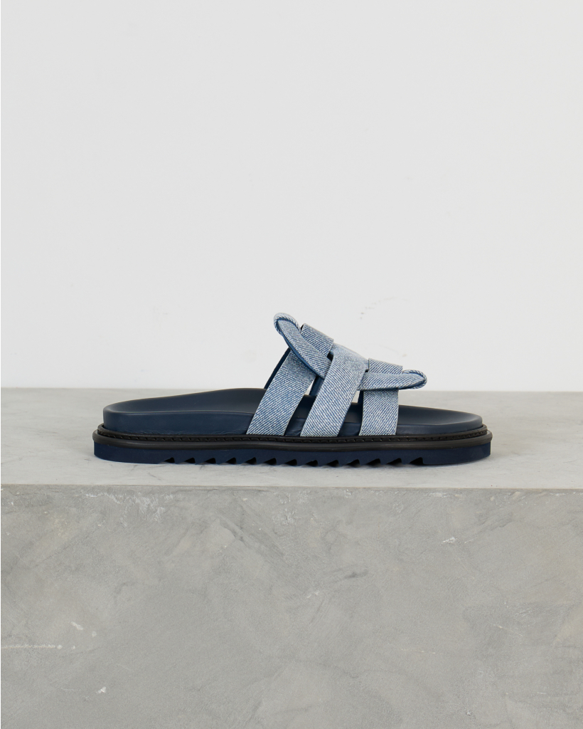 Emilia 64 Slipper Navy Denim