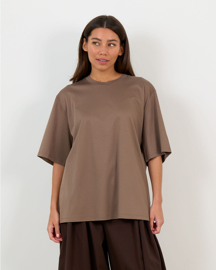 Oversized Taupe Shirt