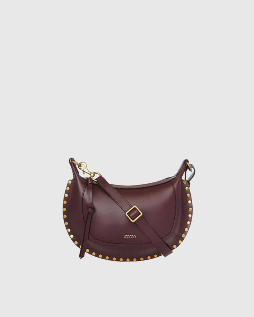 Oskan Moon Bag in Burgundy