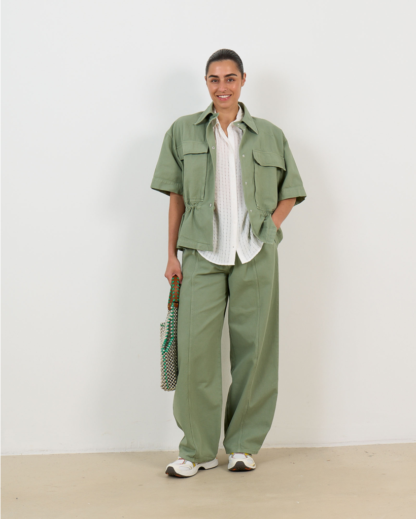 Basco Flared Jeans Petrol