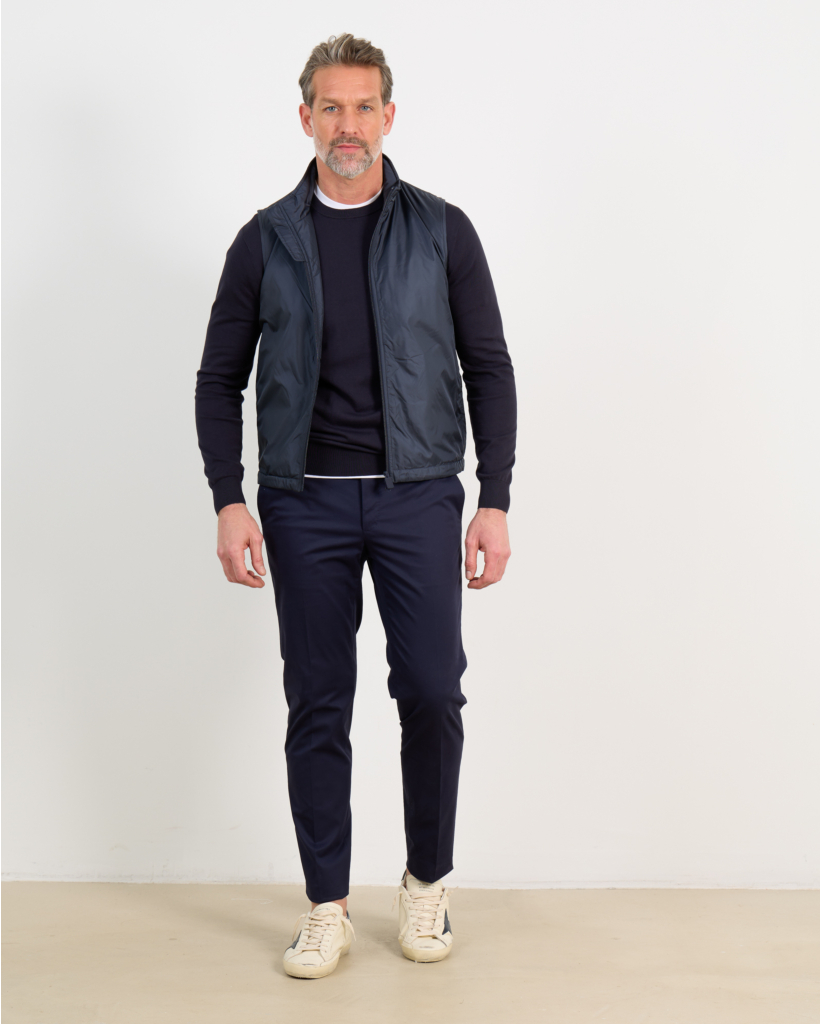 Casual Navy Trousers