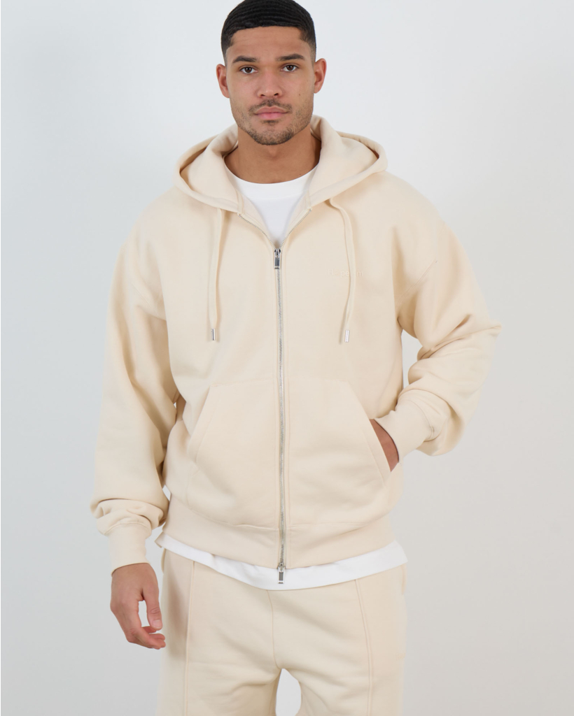 Off-White Zip-Up Hoodie
