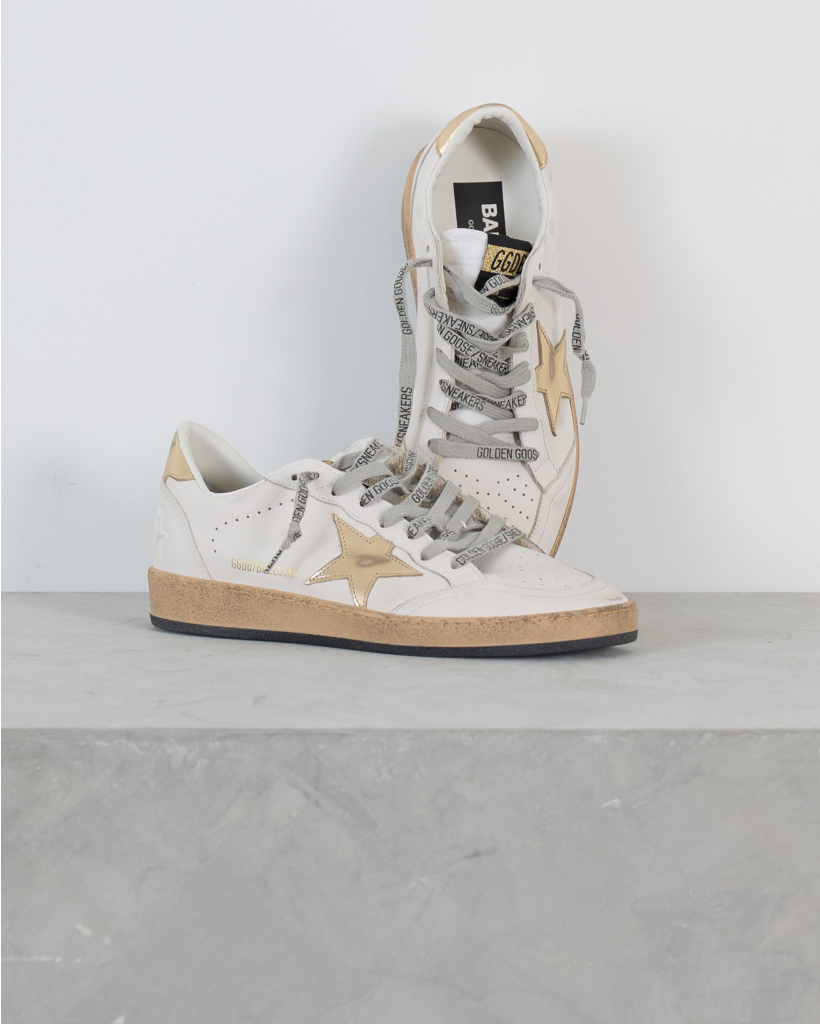 Off-White Ball Star Sneaker with Golden Star