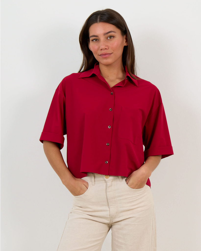 Travel Fabric Short Blouse Rumba