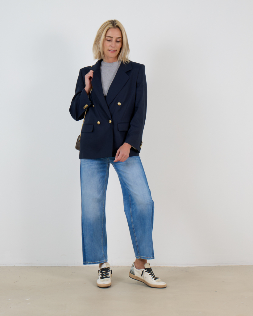 Hadlow Navy Blazer with Gold Buttons