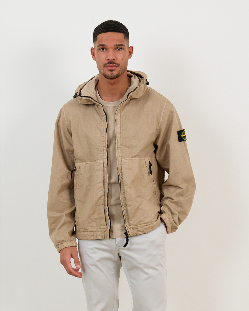 4100053 Nylon Jacket With Hood Desert