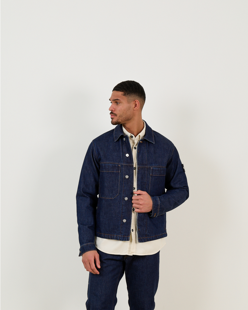 4100006 Denim Jacket Long Sleeve Blue Rinse