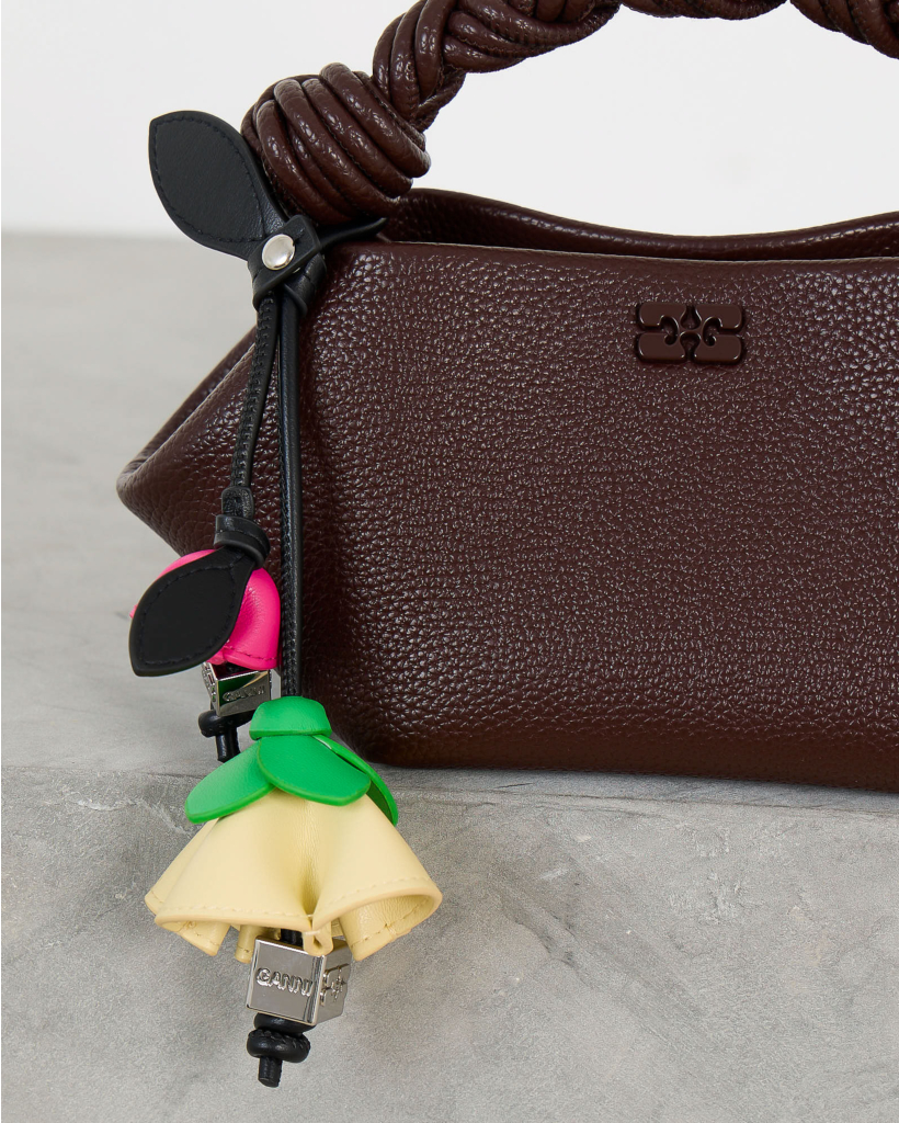 Flower Bag Charm Classic Green