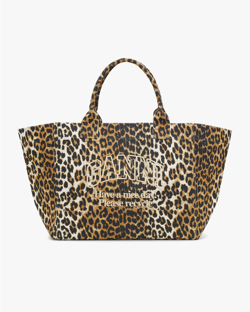 Leopard Canvas Tote Bag