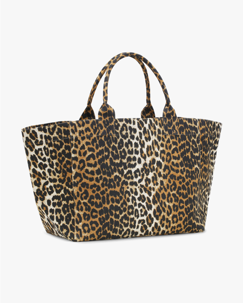 Leopard Canvas Tote Bag