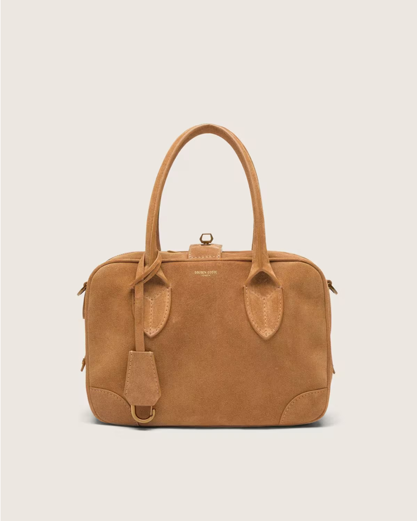 Vita Bag in Camel Suede