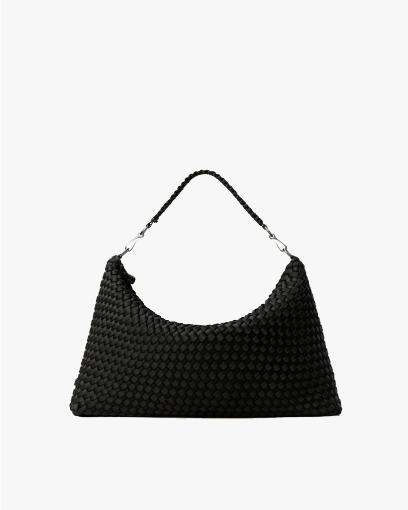 Porto Medium Half-Moon Bag Onyx