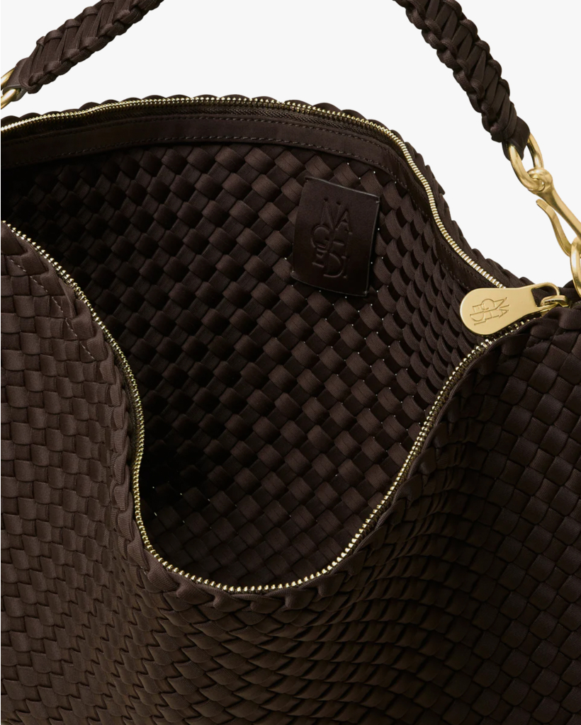 Porto Medium Half-Moon Bag Chocolate