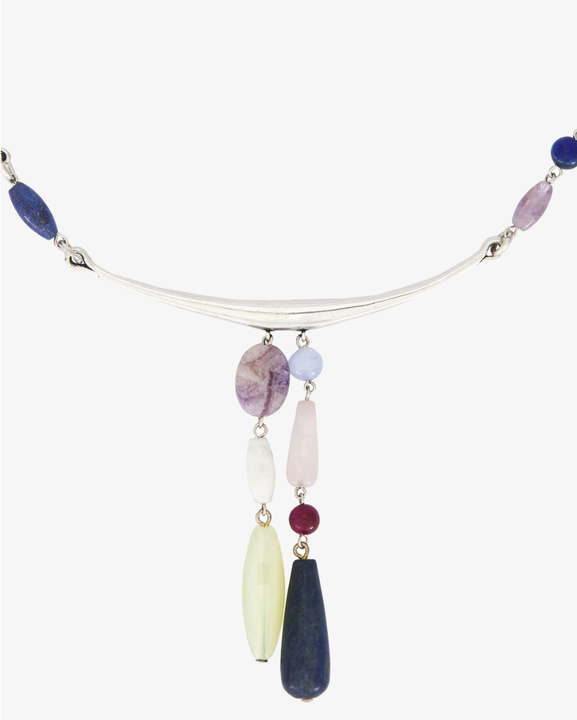 Mahi Necklace Blue & Silver