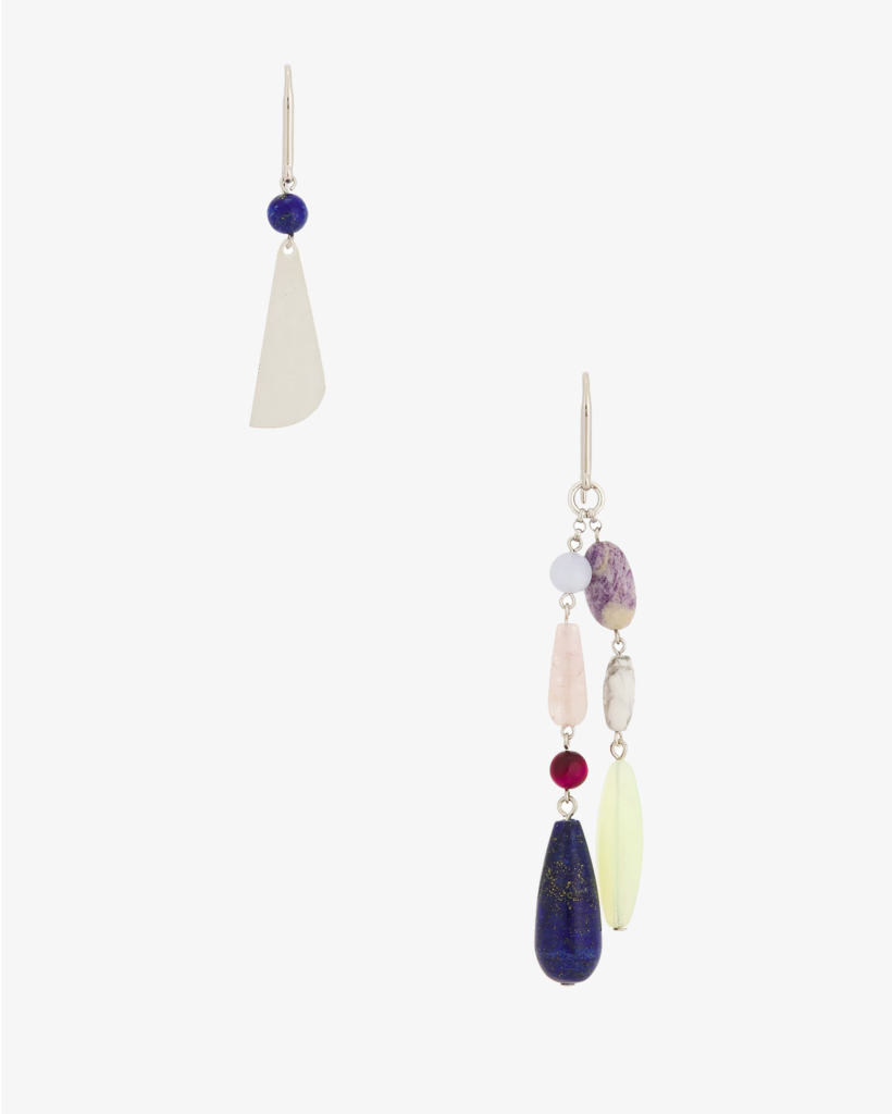 Mahi Earrings Blue & Silver