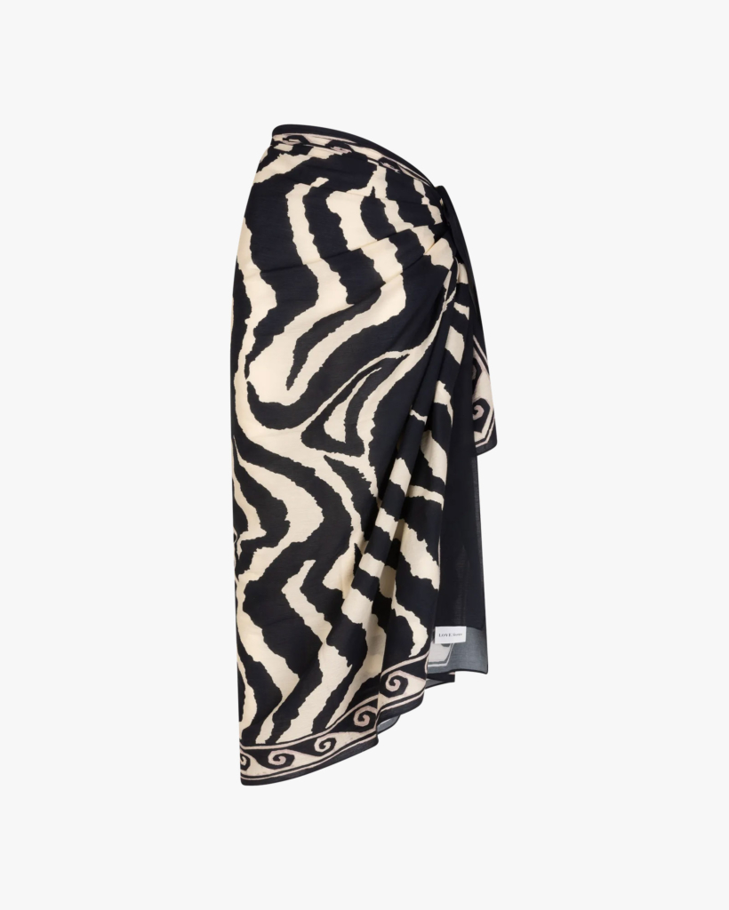 Zebra Print Sarong