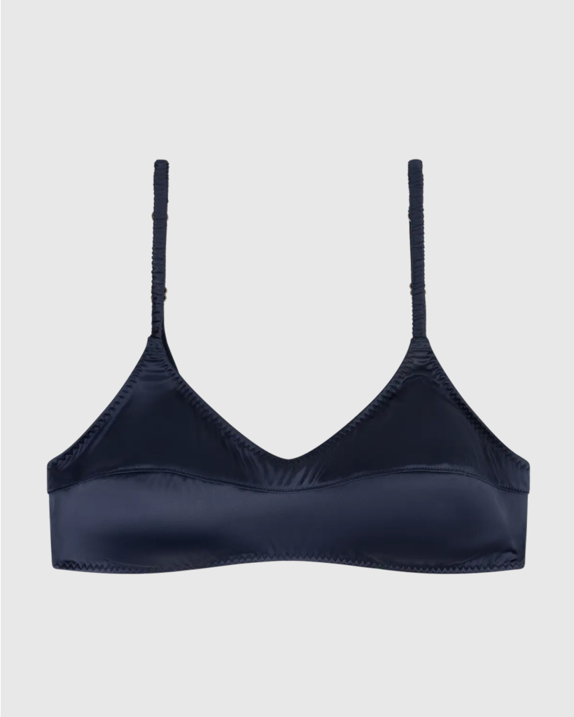 Tori Padded Bralette Dark Blue