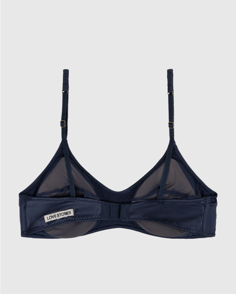 Tori Padded Bralette Dark Blue