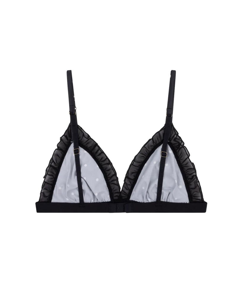 Dots Bralette Black