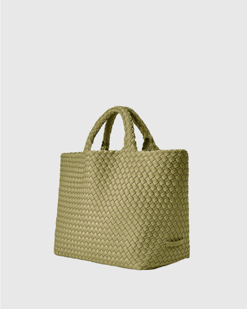 St. Barths Medium Tote in Bottle Green