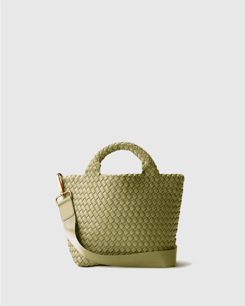 St. Barths Small Tote in Bottle Green