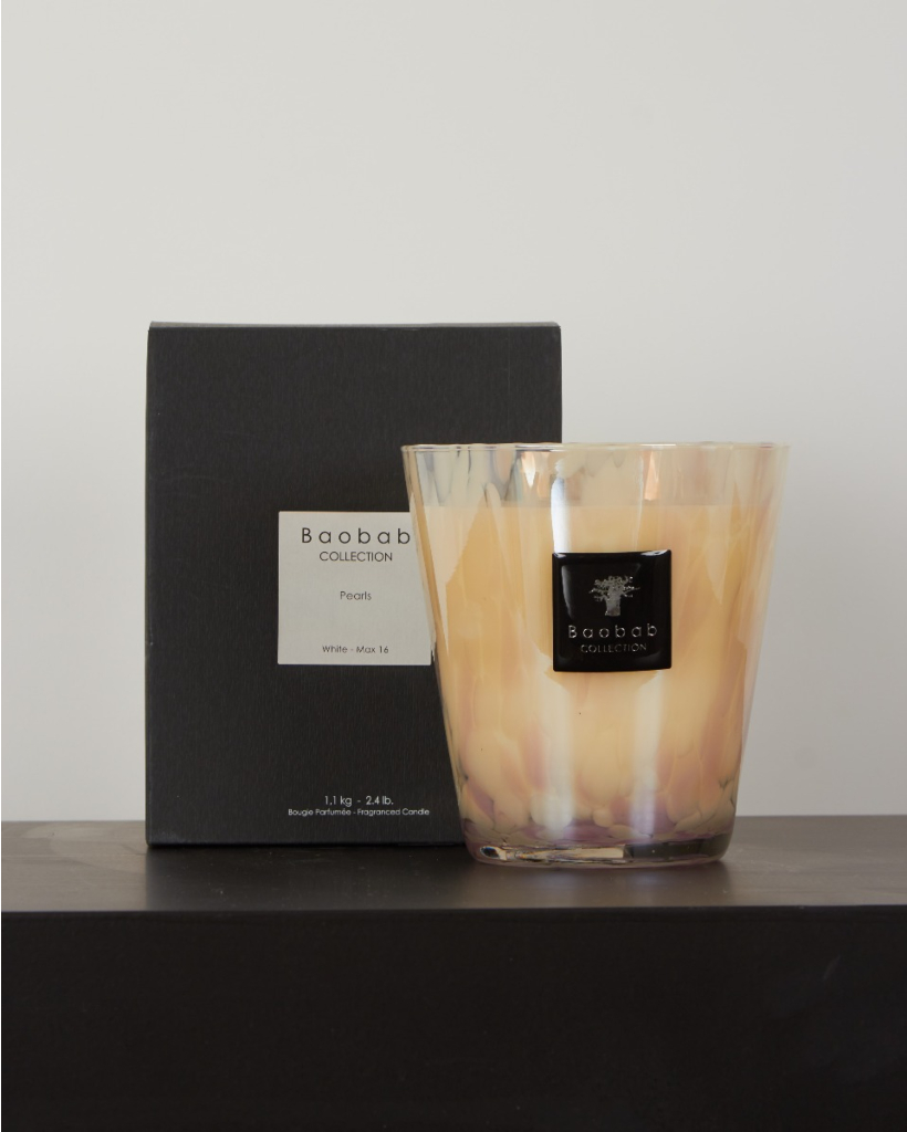 Scented Candle White Pearls Max16