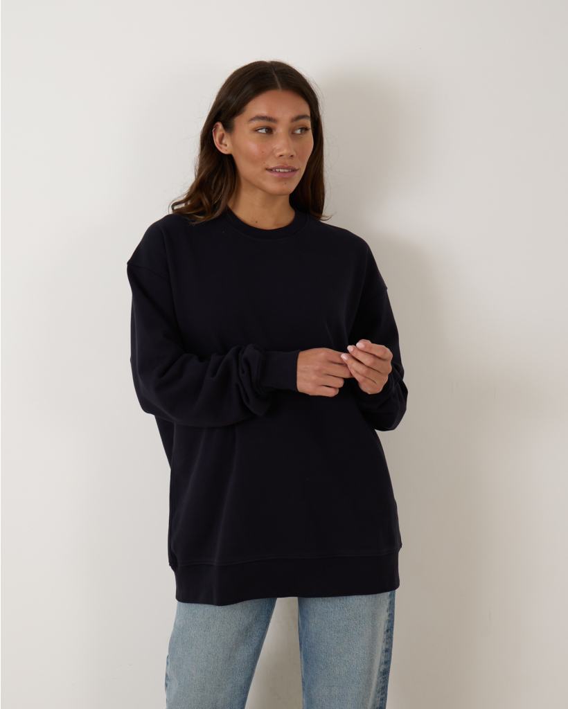 Harper Oversized Sweater - Navy
