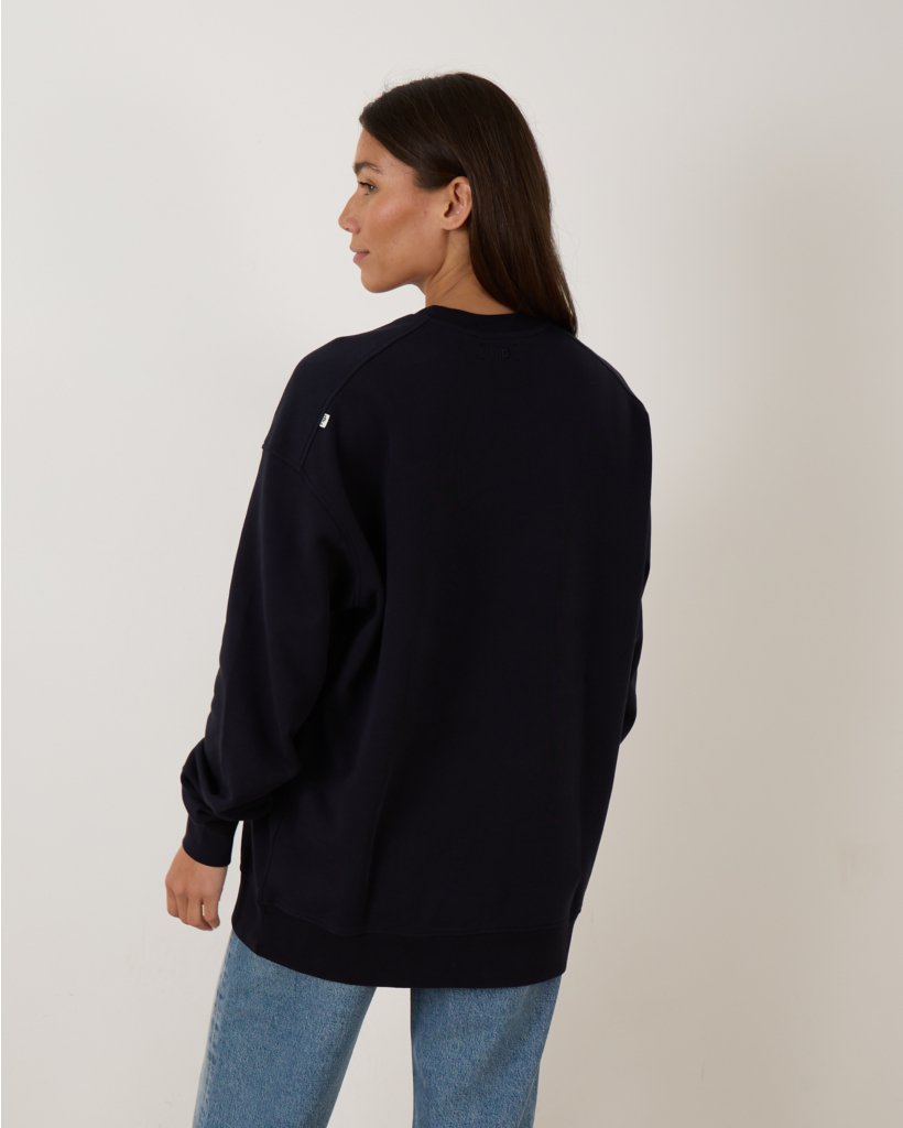 Harper Oversized Sweater - Navy