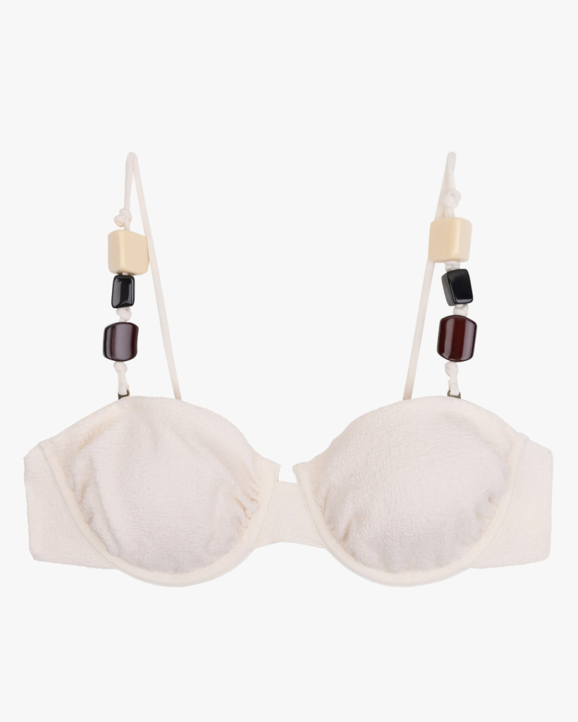 Glow Underwired Bikini Top Off-White