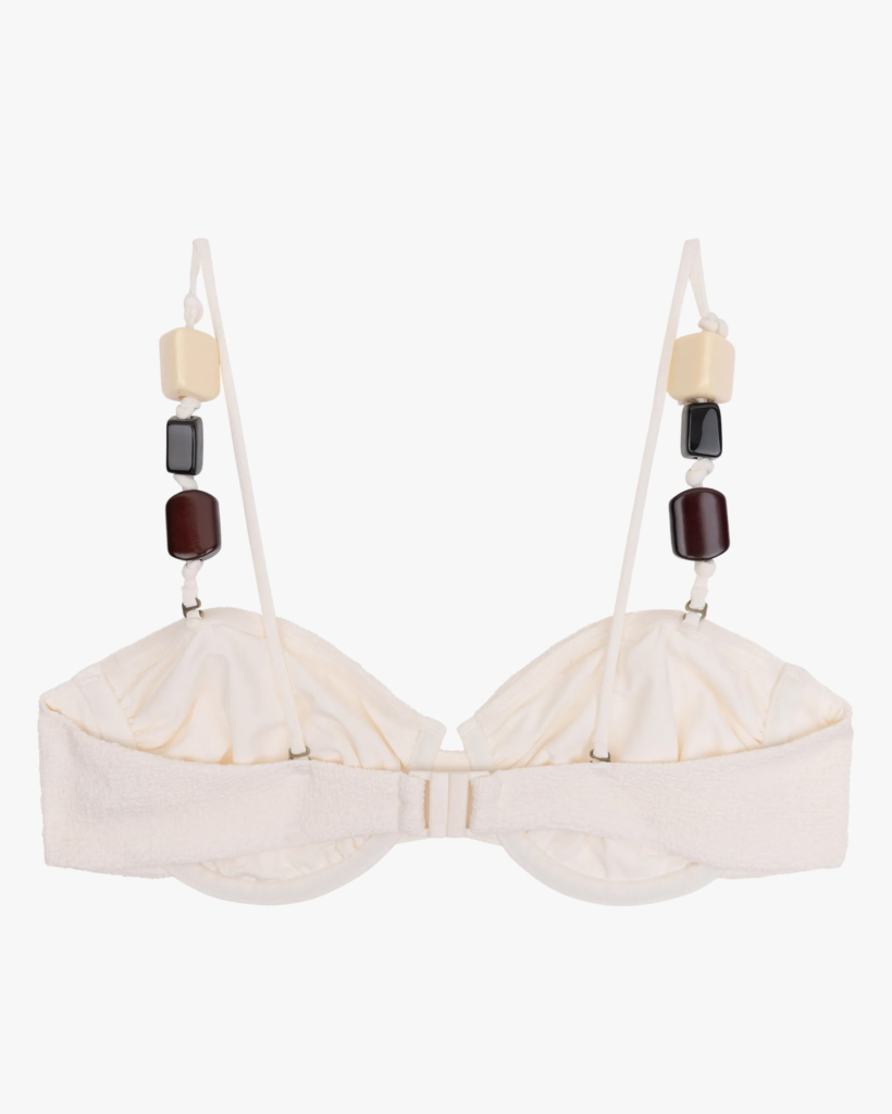 Glow Underwired Bikini Top Off-White