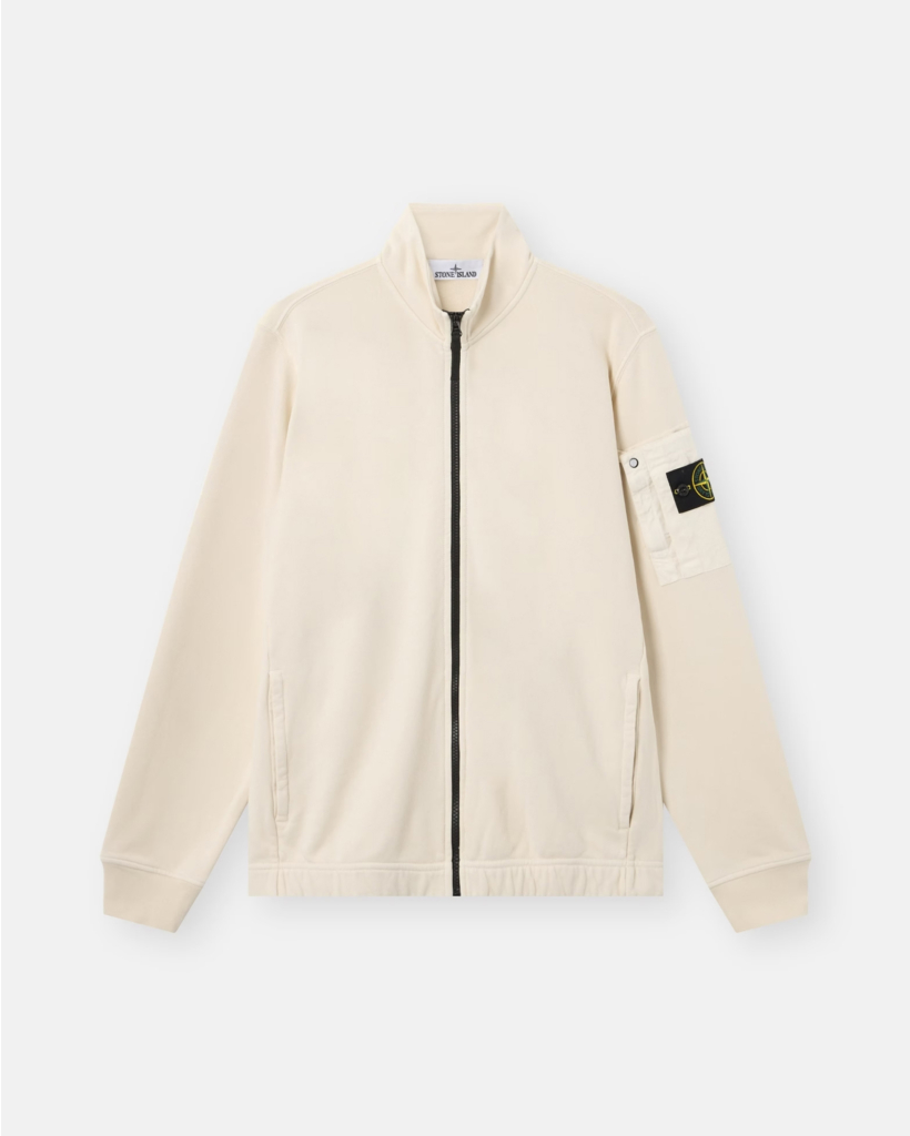 6100018 Zip-Up Sweatshirt Ivory