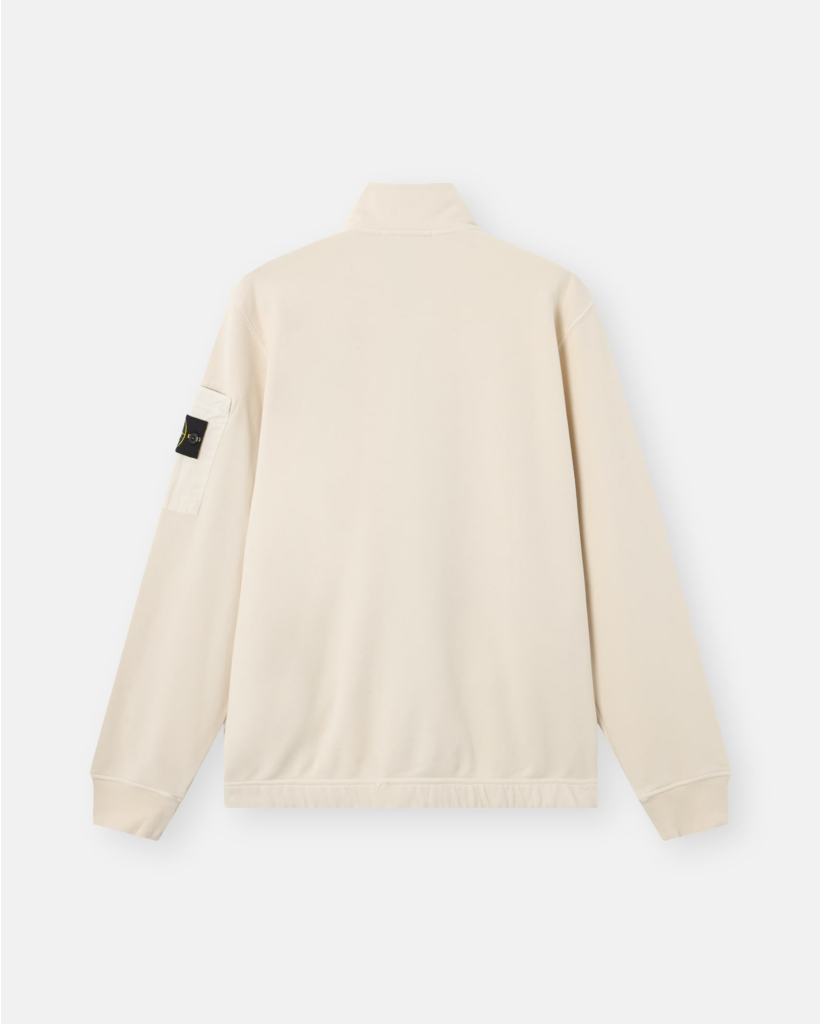 6100018 Zip-Up Sweatshirt Ivory