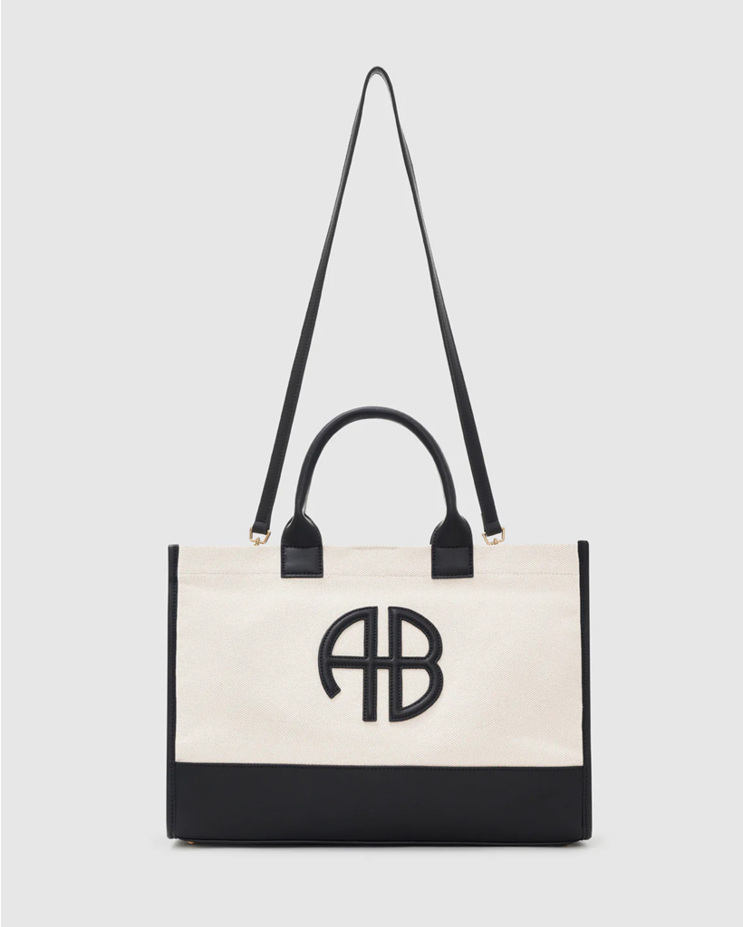 Medium Lara Tote in Beige