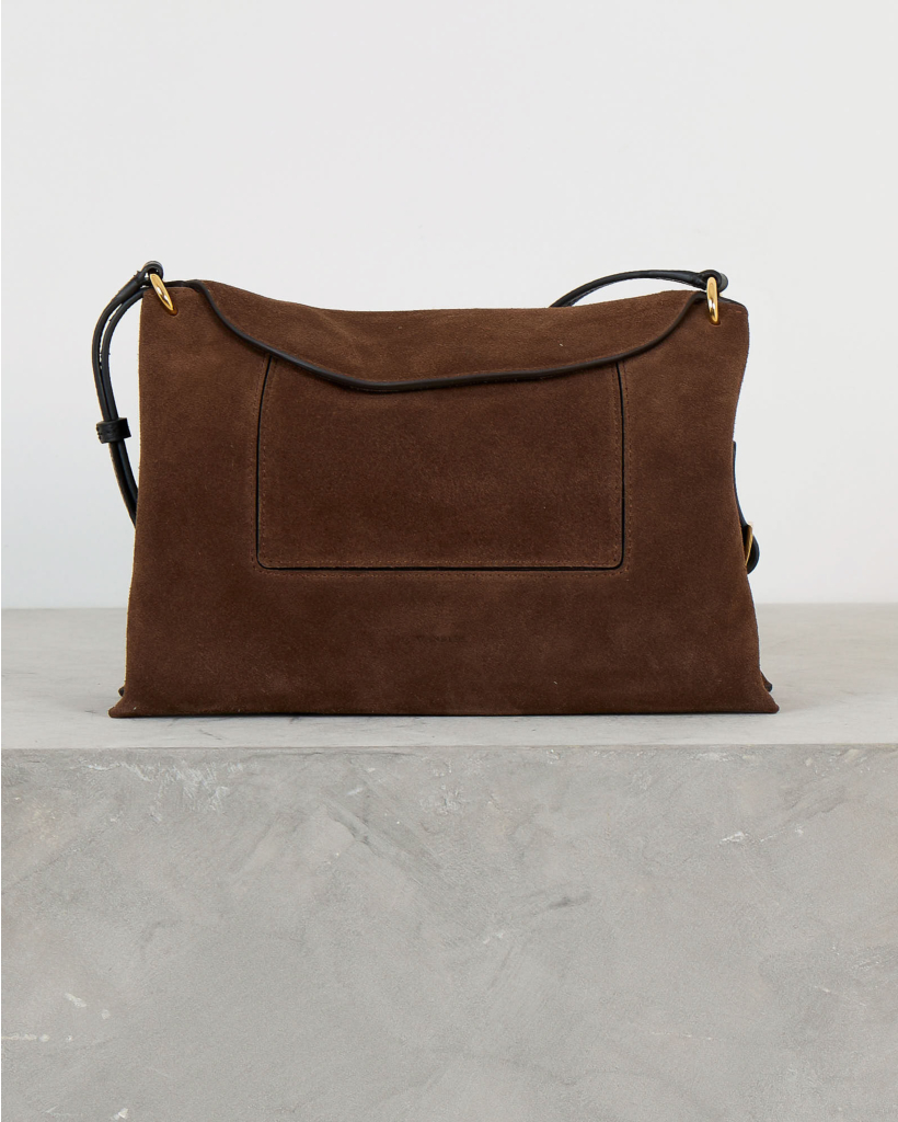 Penelope Slouch Bag Rosewood Suede