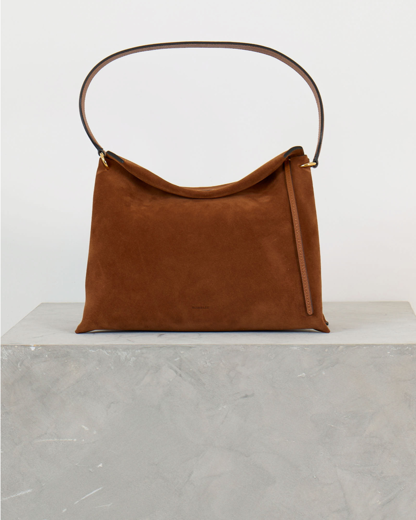 Penelope Tote in Saddle Suede