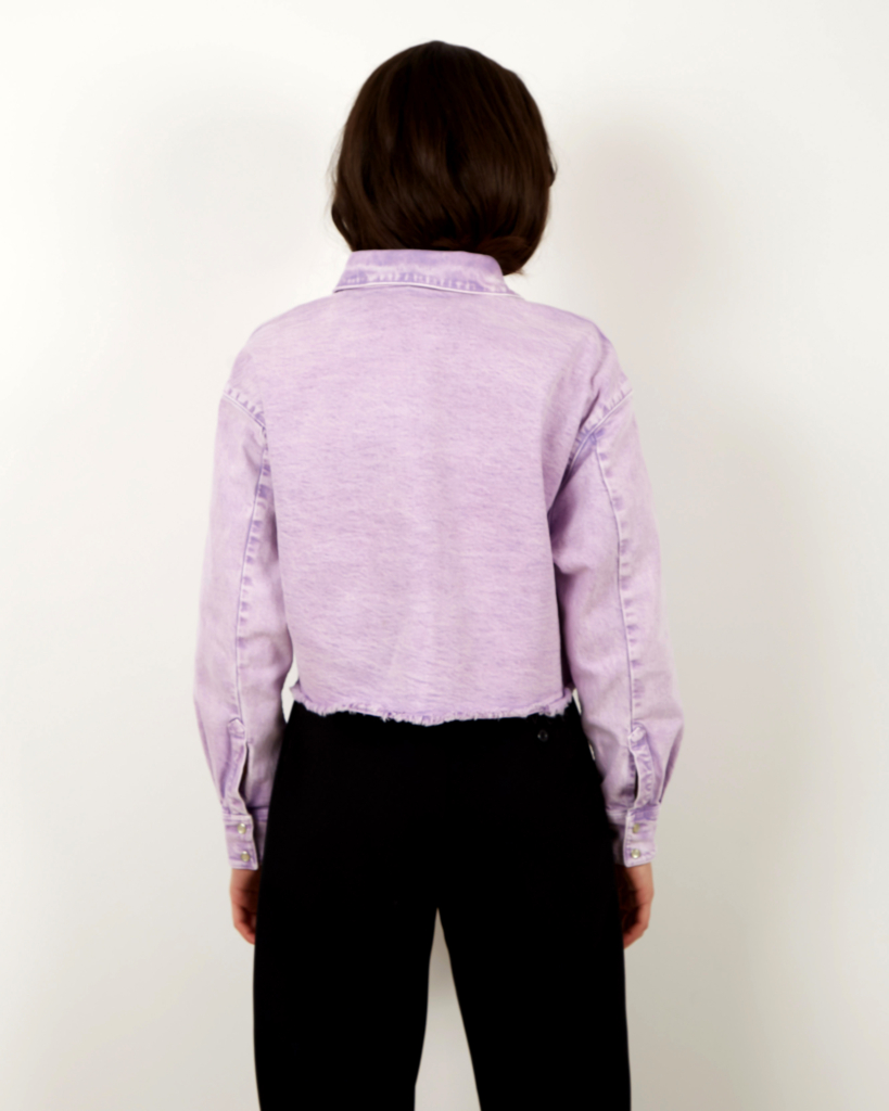 Iro Denim jacket lilac
