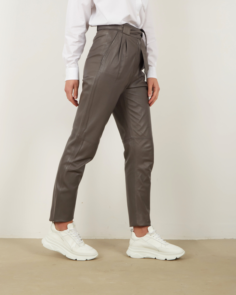 Ibana Trousers leather Anthra