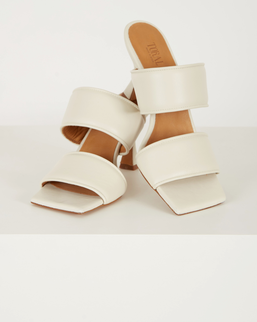 Toral Loafers with heel off white