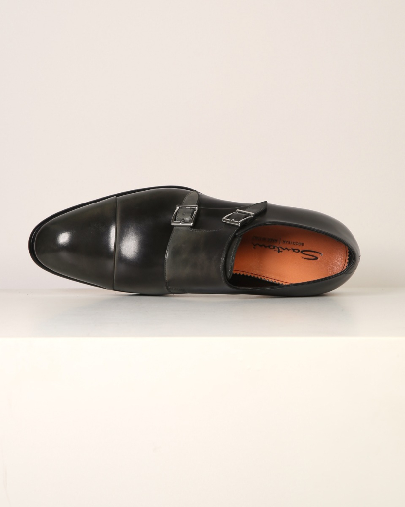 Santoni  shoes leather sole Gray