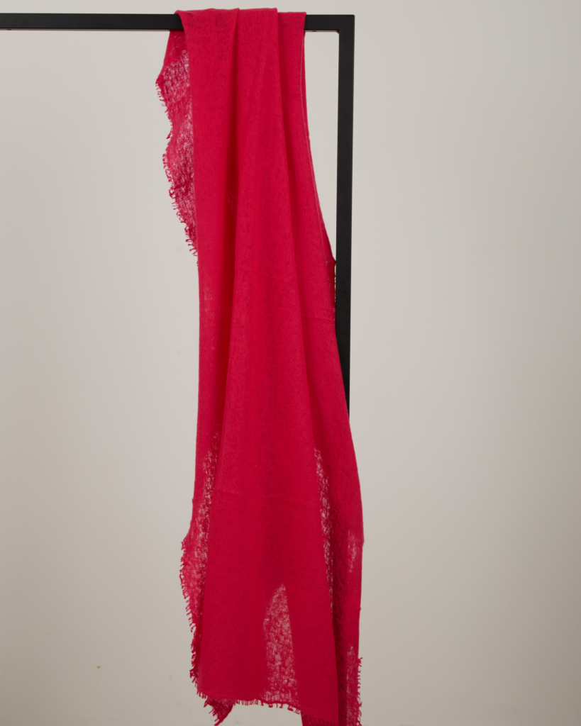 Mouleta Cashmere scarf diva pink