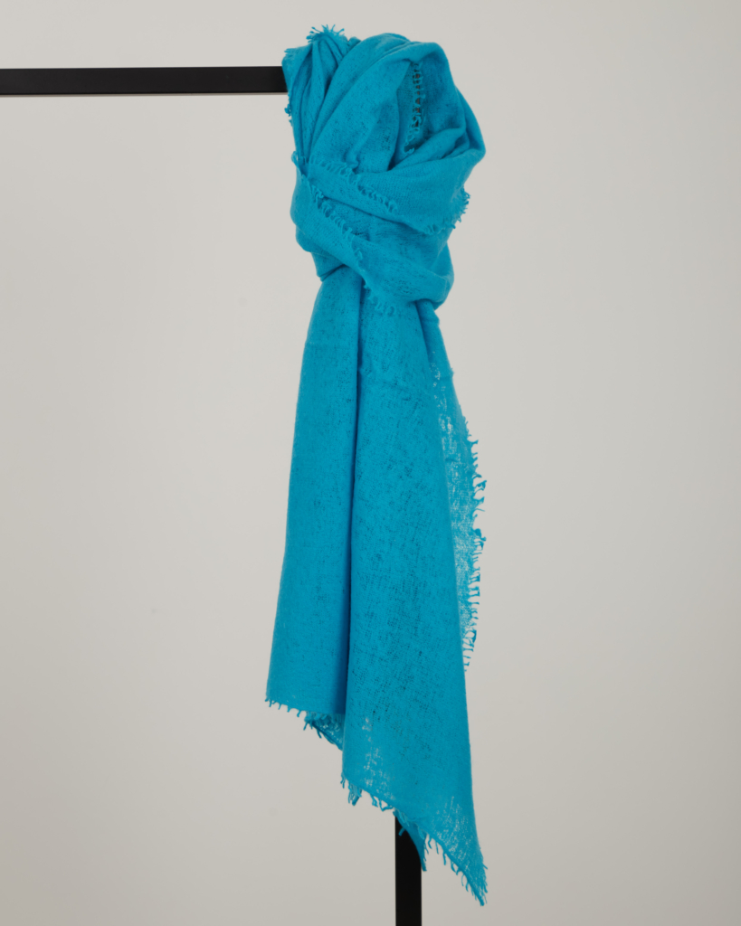 Mouleta Cashmere scarf aqua