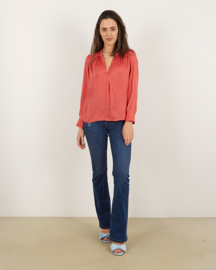 Zadig & Voltaire Blouse Zadig & Voltaire satin light red