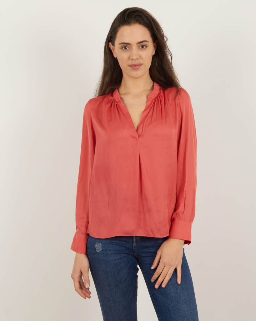 Zadig & Voltaire Blouse Zadig & Voltaire satin light red