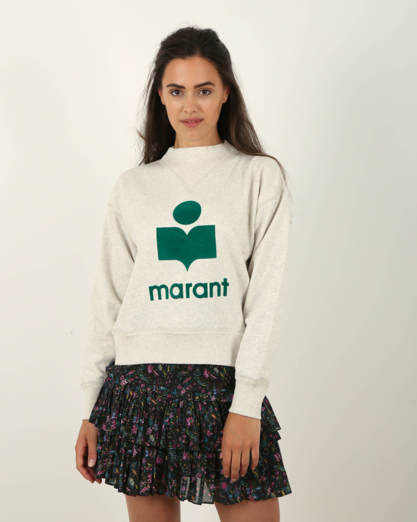 Isabel Marant Moby Sweater with printed logo print