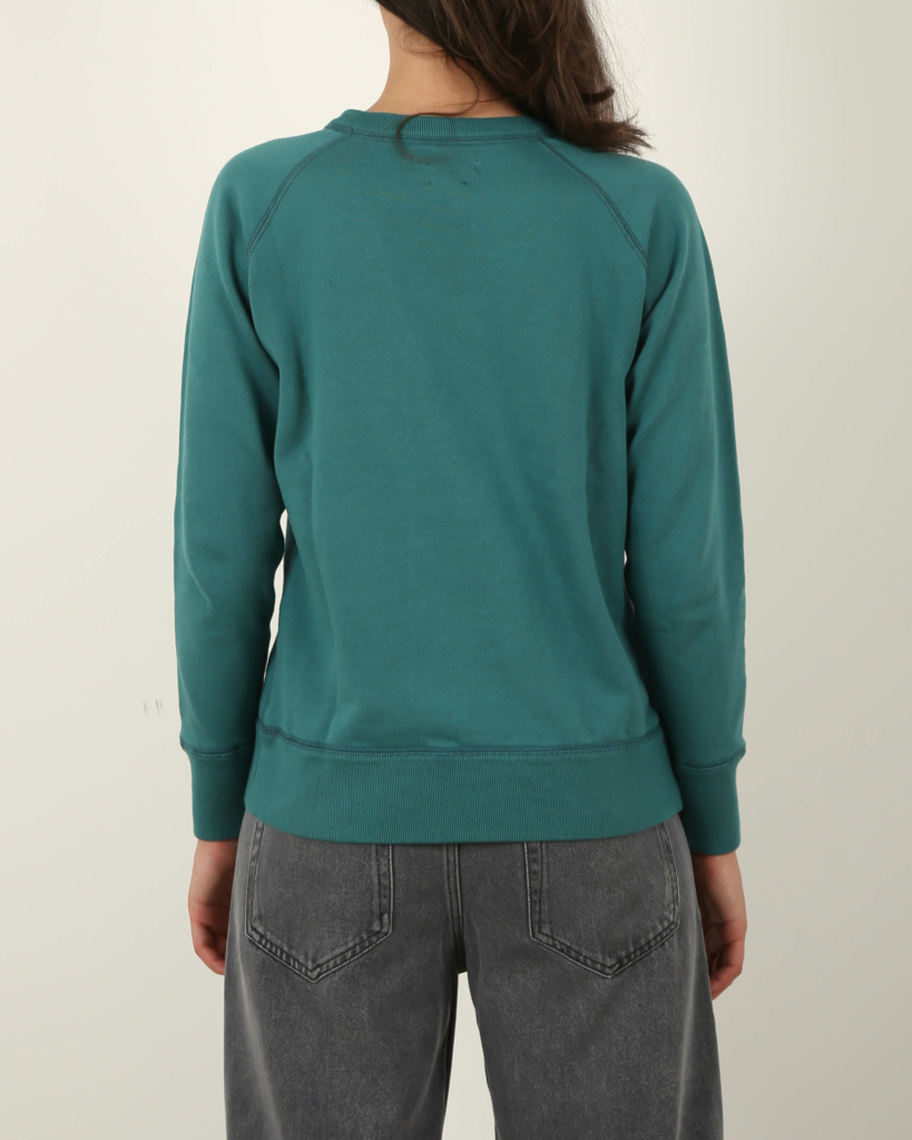 Isabel Marant Milly Sweater mint green with logo print